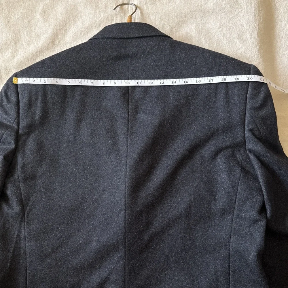 Pronto Uomo Couture 100% Cashmere Blazer Black 44 Short Luxury Coat